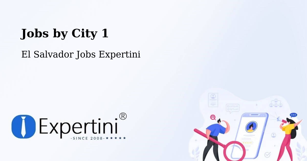 City Jobs in El Salvador - Expertini