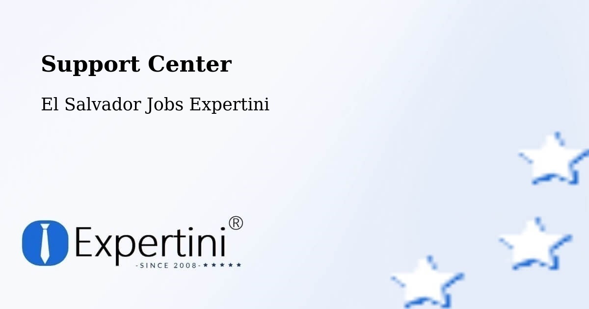 Support Services – Concepción Batres - El Salvador Jobs Expertini